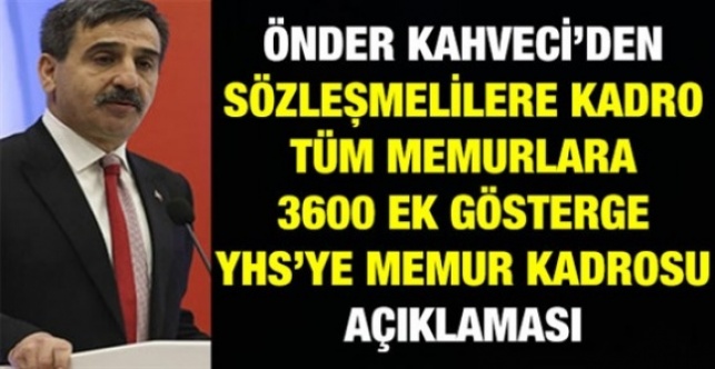 Kamu-Sen'den tüm memurlara ek gösterge, 4/b'ye kadro ve YHS'ye genel idari hizmetleri sınıfı açıklaması