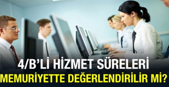 4/B'li sözleşmelilikte geçen süreler, memurun kazanılmış hak aylığından sayılır mı? DPB'den görüş yazısı