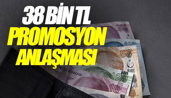 Yapı Kredi bankası 38 bin lira promosyon ödeyecek!