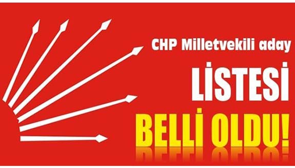 İşte CHP'nin kesinleşen milletvekili adaylarının tam listesi