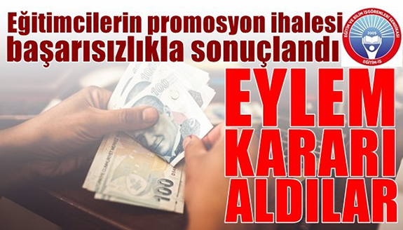 Eğitim İş Sendikası, maaş promosyonu için eylem kararı aldı!