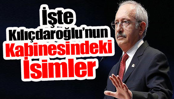 Kulis haber! CHP'de kabine üyeleri belli oldu! İşte 6 bakanlığa ait isimler