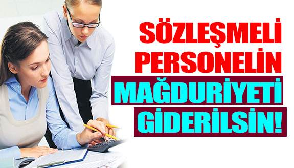 4/B li sözleşmeli personelin mağduriyeti için resmi yazı