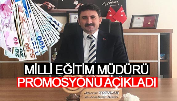 Milli Eğitim Müdürü, Yapı Kredi ile promosyon imzaladı!