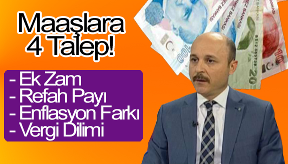 Talip Geylan'dan memur maaşları için 4 önemli talep!