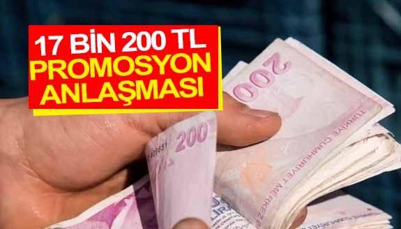 Türk Eğitim Sen'den 17 bin 200 TL promosyon müjdesi!