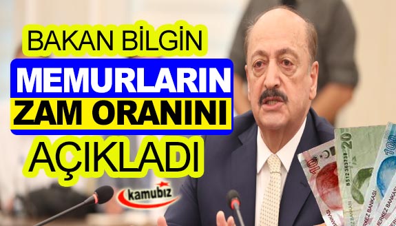 Bakan en düşük memur maaşına yapılacak zammı açıkladı!