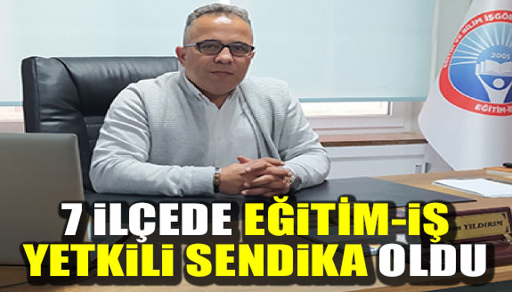 7 milli eğitim müdürlüğünde Eğitim İş Sendikası yetkili oldu