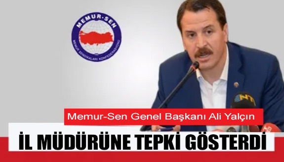 Ali Yalçın, il müdürüne neden tepki gösterdi?