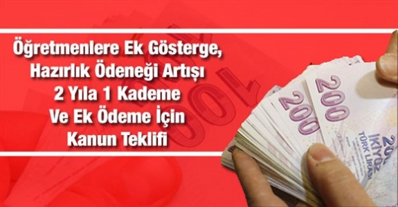 MHP'den öğretmenlere 3600 ek gösterge, ek ödeme ve özlük hakları için kanun teklifi