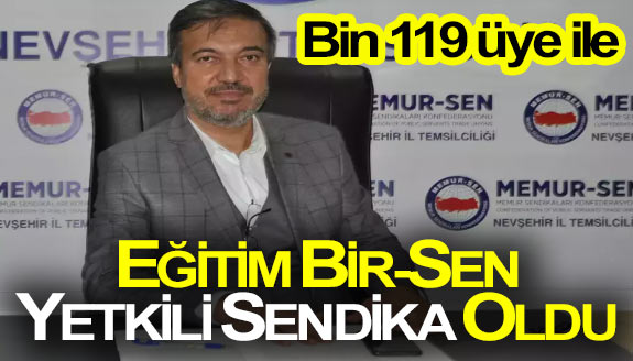 O ilde yetkili sendika yine Eğitim-Bir-Sen