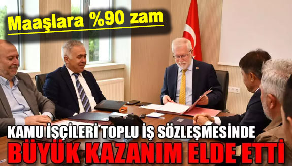 Toplu iş sözleşmesi devam ediyor! Maaşlara yüzde 90 zam yapıldı