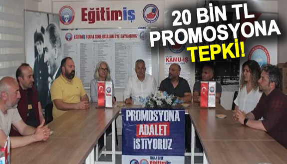 Eğitim-İş Sendikasından, 20.000 lira promosyona tepki!