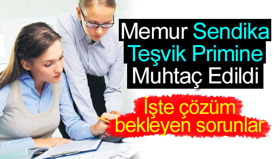 Memurlar Sendika Teşvik Primine muhtaç edildi! İşte çözüm bekleyen sorunlar