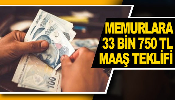 Sendikadan, en düşük memur maaşı için 33 bin 750 TL teklif