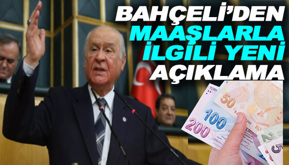 Bahçeli'den maaşlarla ilgili yeni teklif! 8 bin lira...