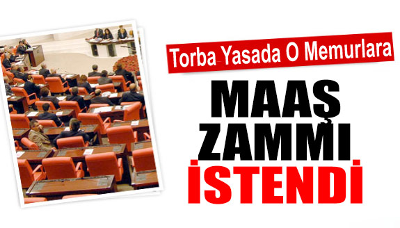 Bazı memurlara torba yasada maaş düzenlemesi istendi