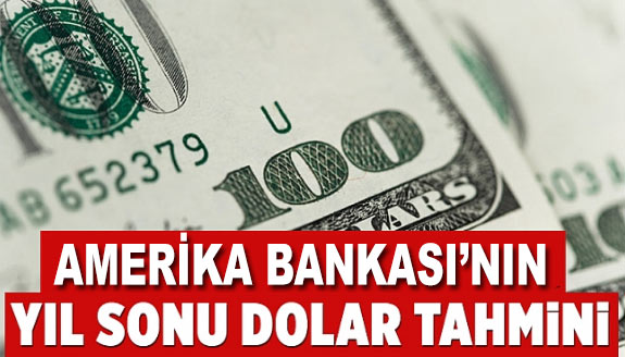 Ünlü Amerika bankasından yıl sonu çarpıcı dolar ve TL tahmini