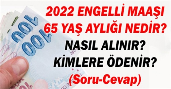 2022 engelli ve 65 yaş aylığı nedir, başvuru şartları nedir, gerekli evraklar neler?