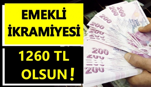 Bayram ikramiyesi 1260 TL olsun kanun teklifi!