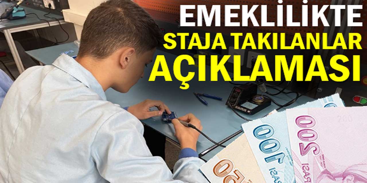 Ekrem Sarısu'dan emeklilikte staja takılanlar açıklaması! Yerel seçimler öncesi düzenleme...