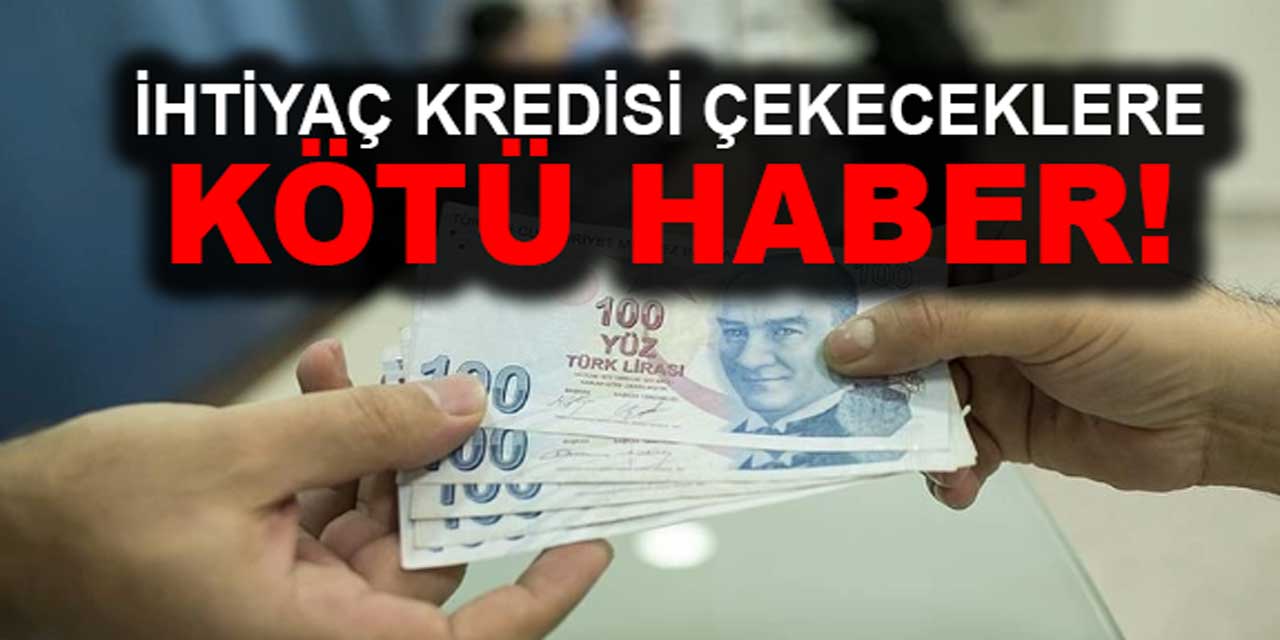 Banka İhtiyaç Kredisi Faizleri Fırladı