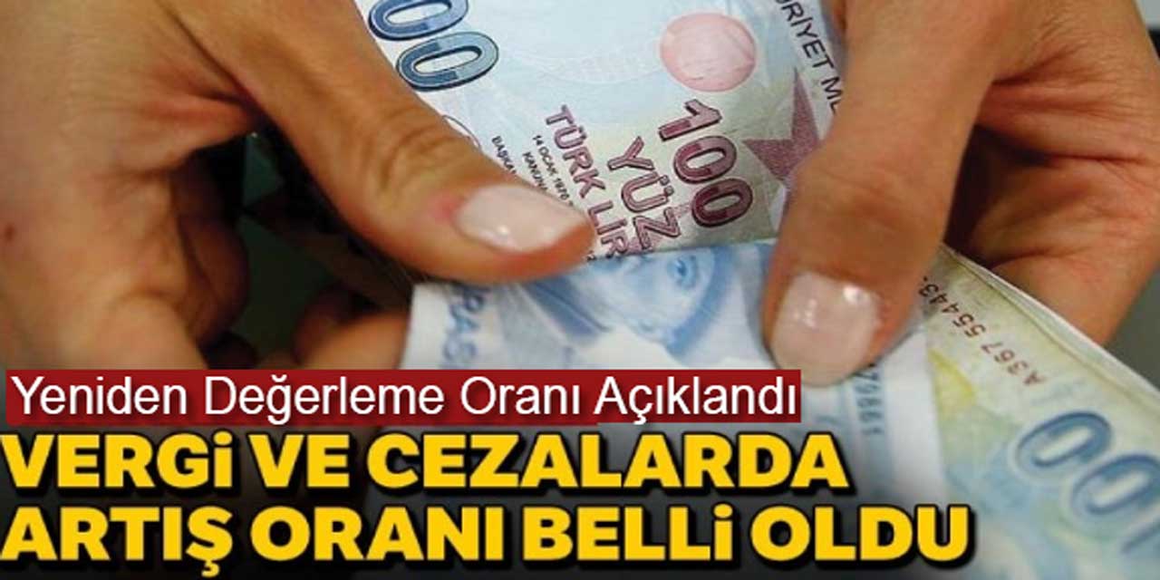 Yeniden değerleme oranı belli oldu! İşte 2024 yılında vergi, harç ve cezalara yapılacak zam oranı