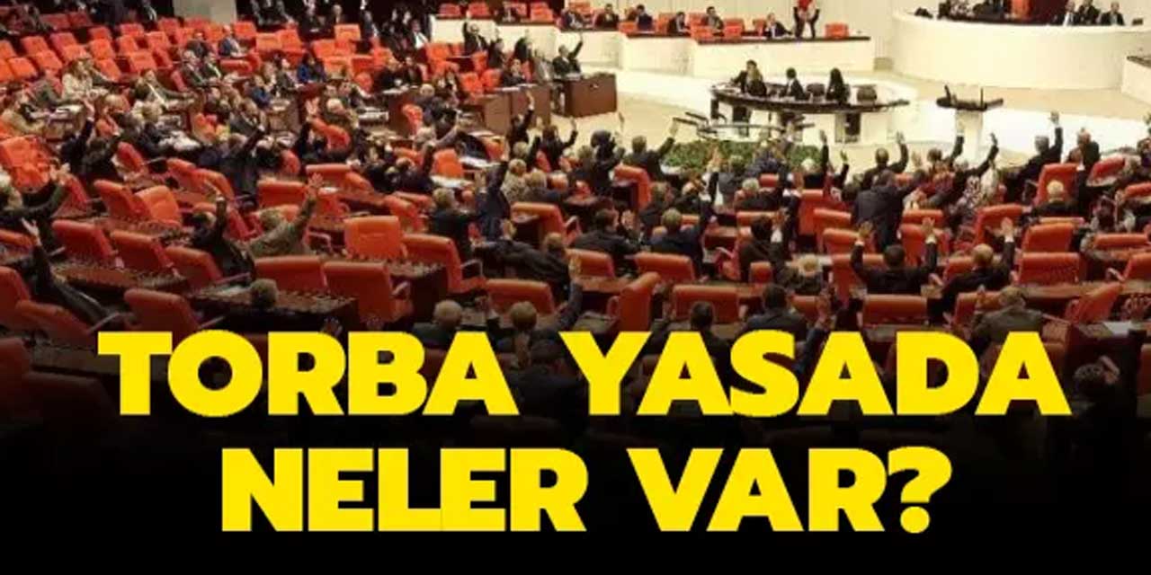 AK Parti'nin Meclis'e sunduğu torba yasada neler var? İşte 80 maddelik düzenlemenin detayları!