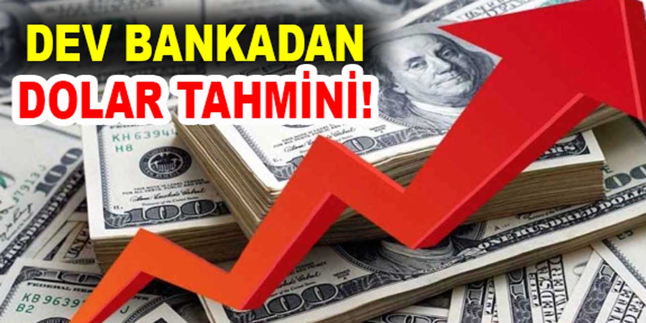 Dev Banka Goldman Sachs'tan, dolar tahmini!