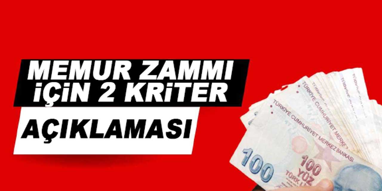 Memur maaşları için 2 kriterli yeni açıklama!