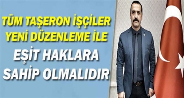 Kadrolu kadrosuz taşeron işçiler İBB ve tüm belediyelerimizden yeni bir düzenleme ile eşit haklara sahip iyileştirme bekliyor