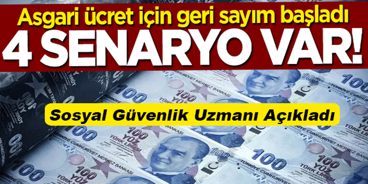 Uzman isim yeni yılda asgari ücret miktarını açıkladı: İşte masadaki 4 senaryo...