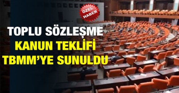 Toplu Sözleşme Görüşmeleri İçin Meclise 2 Kanun Teklifi Sunuldu