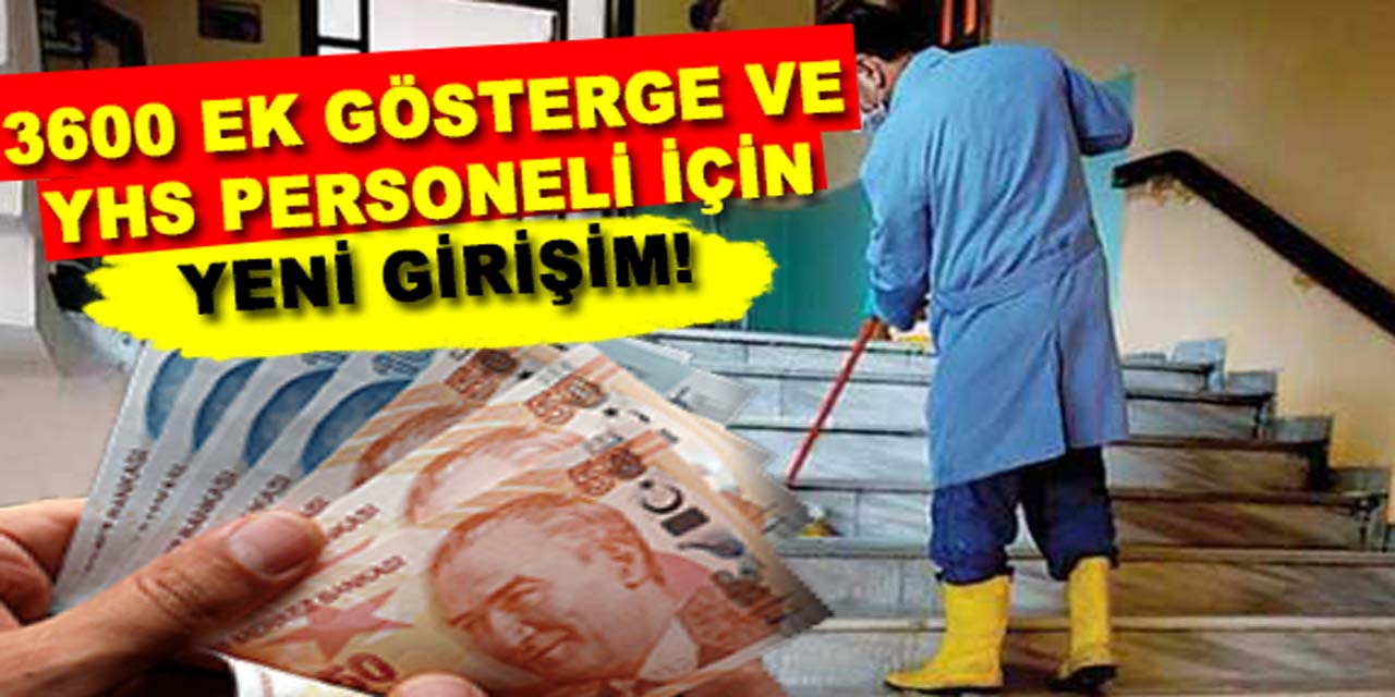 Yardımcı hizmetler sınıfı ve 3600 ek gösterge için yeni girişim!