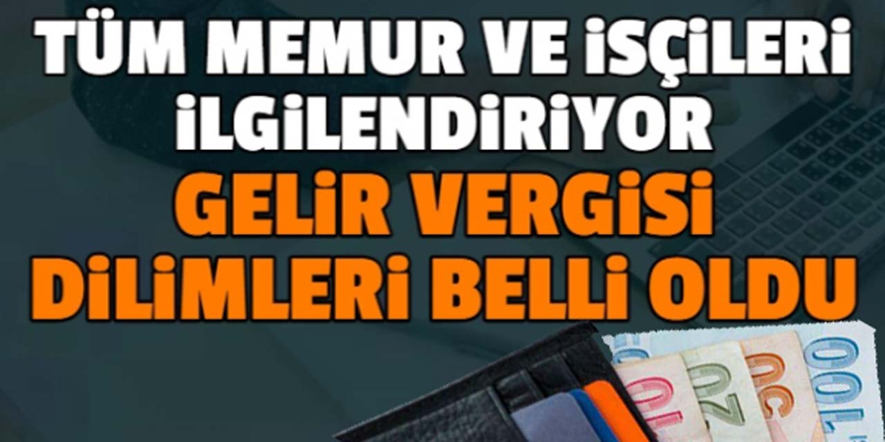 Tüm Memur ve İşçileri İlgilendiriyor: 2024 Yılı Gelir Vergisi Dilimleri ve Engellilik İndirimi Tutarları Belli Oldu