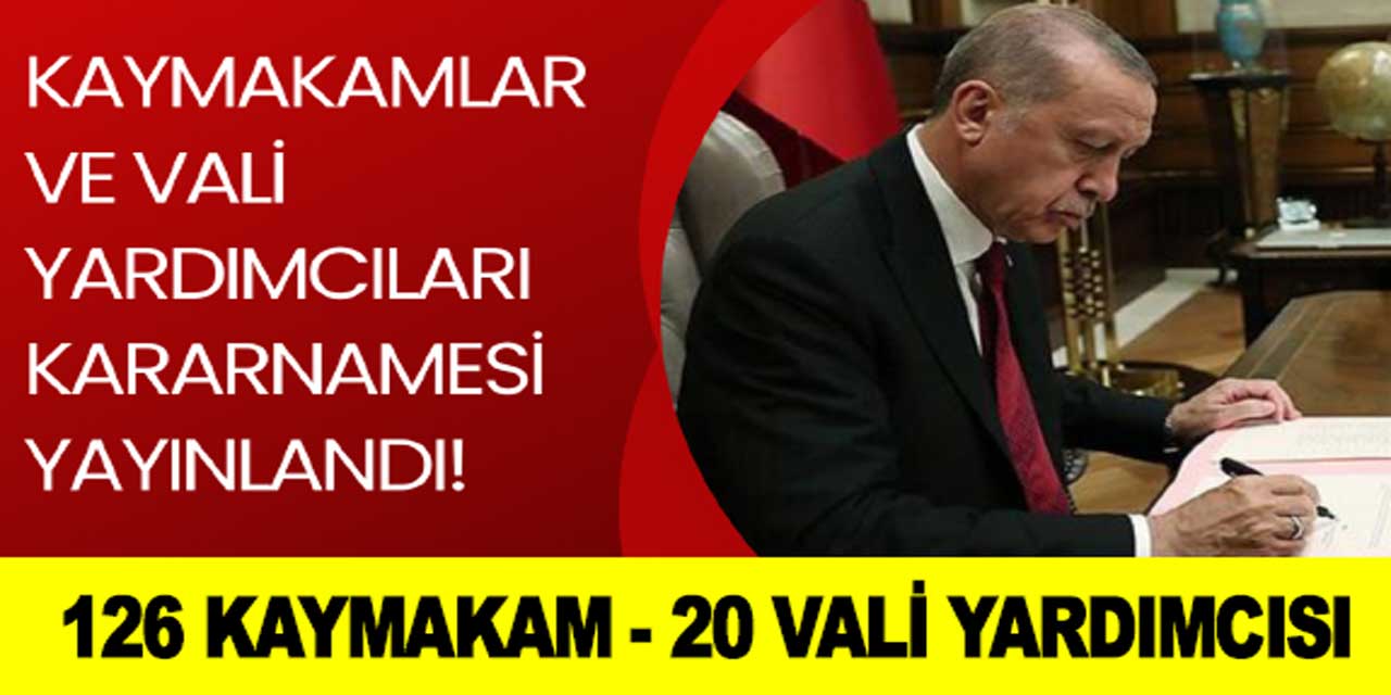 27 Ocak 2024 Vali Yardımcısı ve Kaymakamlar Kararnamesi yayınlandı! 20 vali yardımcısı ve 126 YENİ kaymakam atandı...