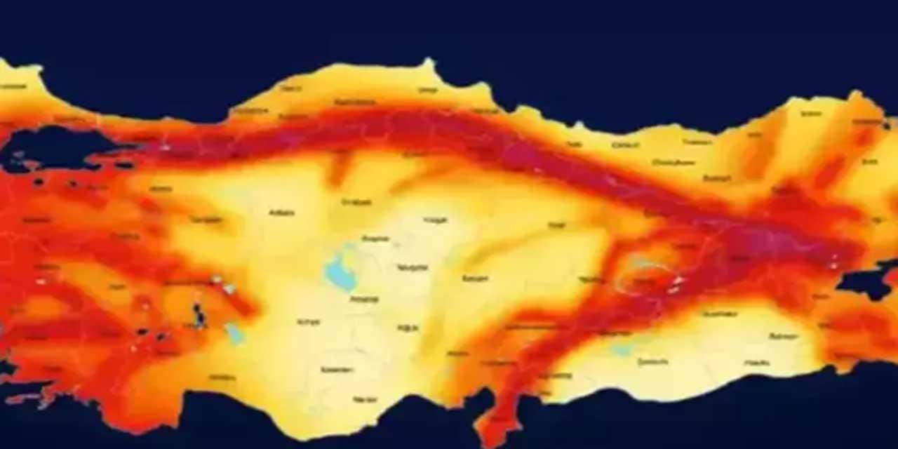 DİRİ FAY HARİTASI 2024 GÜNCELLENDİ | Diri fay hattı hangi illerden geçiyor? İşte AFAD - MTA diri fay hattı haritası