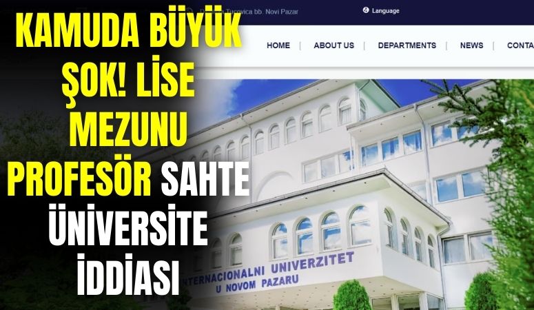 Kamuda büyük şok! Lise mezunu profesör sahte üniversite açtı kayıt adı altında binlerce öğrenciyi dolandırdı