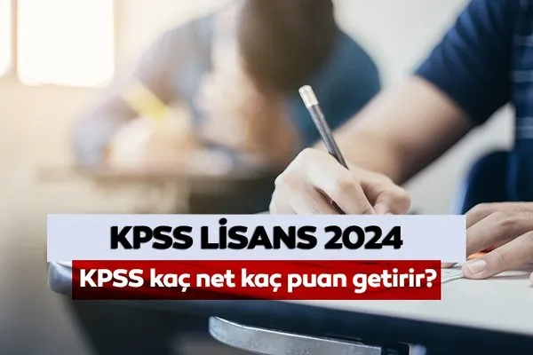 KPSS lisans 60,65,70,75,80,85 puan kaç net eder?