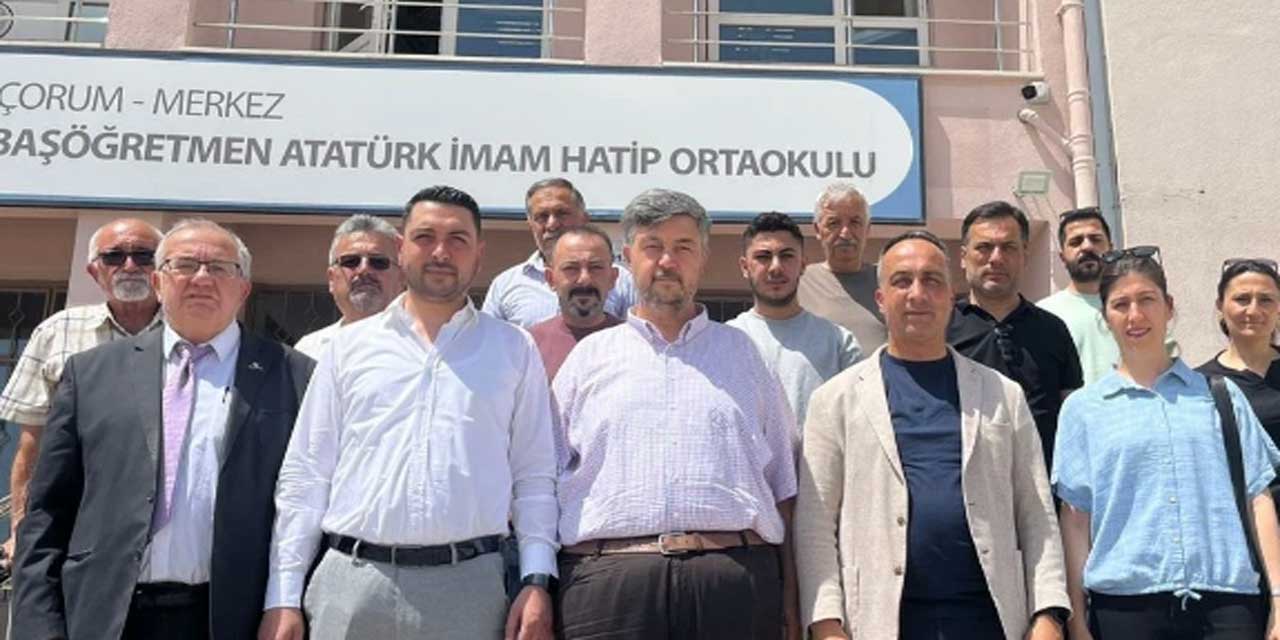 CHP’den, İmam Hatip Ortaokulu Müdürüne ziyaret