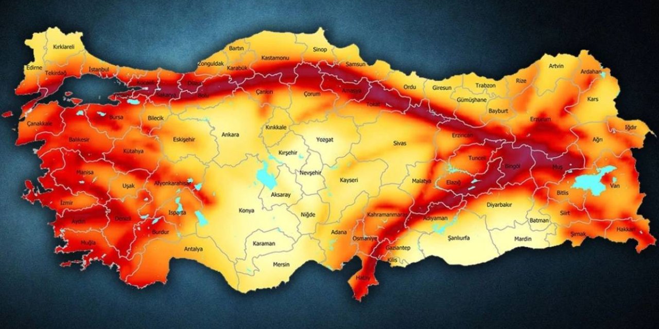 MTA Diri Fay Haritası Güncellendi: 45 İl ve 110 İlçe İçin Acil Deprem Uyarısı