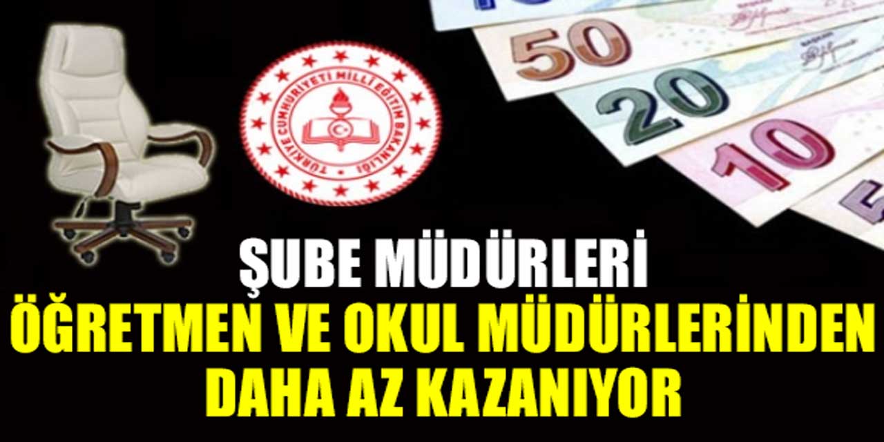 Şube Müdürleri Öğretmenlerden Daha Az Kazanıyor: İşte Milli Eğitimdeki Acı Tablo