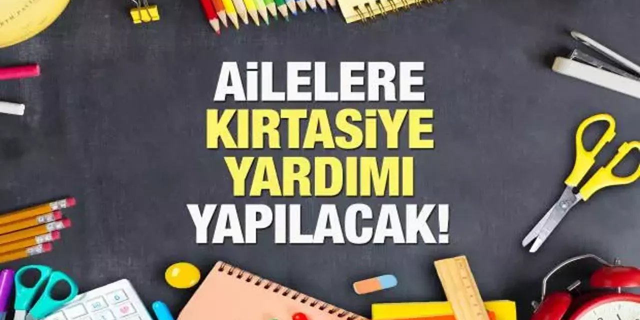 Öğrencilere Kırtasiye Yardımı Yapılacak