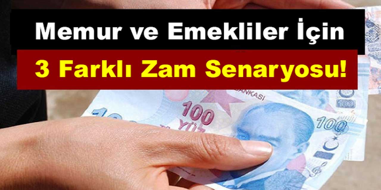 Milyonlarca Kişiyi İlgilendiren Zam Hesapları: Memur ve Emekliler İçin 3 Farklı Senaryo!