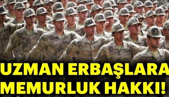 Uzman erbaşlar memur kadrolarına geçiş yapabilir mi?