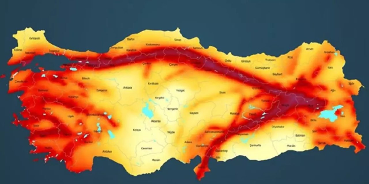 Deprem Risk Haritası Yenilendi: Hangi İller Yüksek Risk Taşıyor? İşte En Tehlikeli Bölgeler