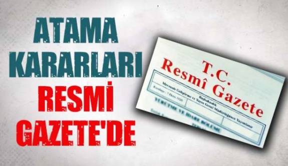 Diyanet, MEB, Milli Savunma ve Tarım Bakanlığına ait 16 Ağustos 2019 tarihli atama ve görevden alma kararları