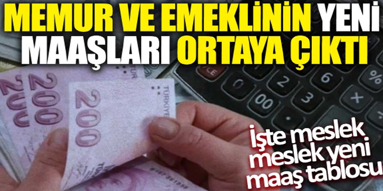 Ocak 2025 Memur Maaş Zammı Son Tablo: Kim Ne Kadar Alacak?