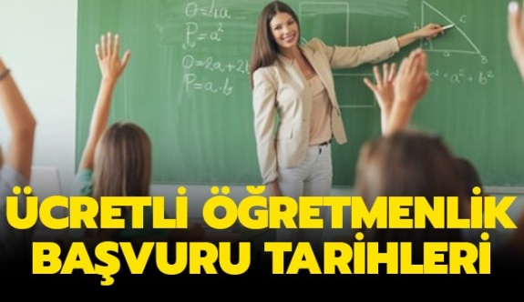 2019-2020 Eğitim Öğretim Yılı MEB Ücretli Öğretmenlik e-Devlet Başvuru Tarihleri Belli Oldu