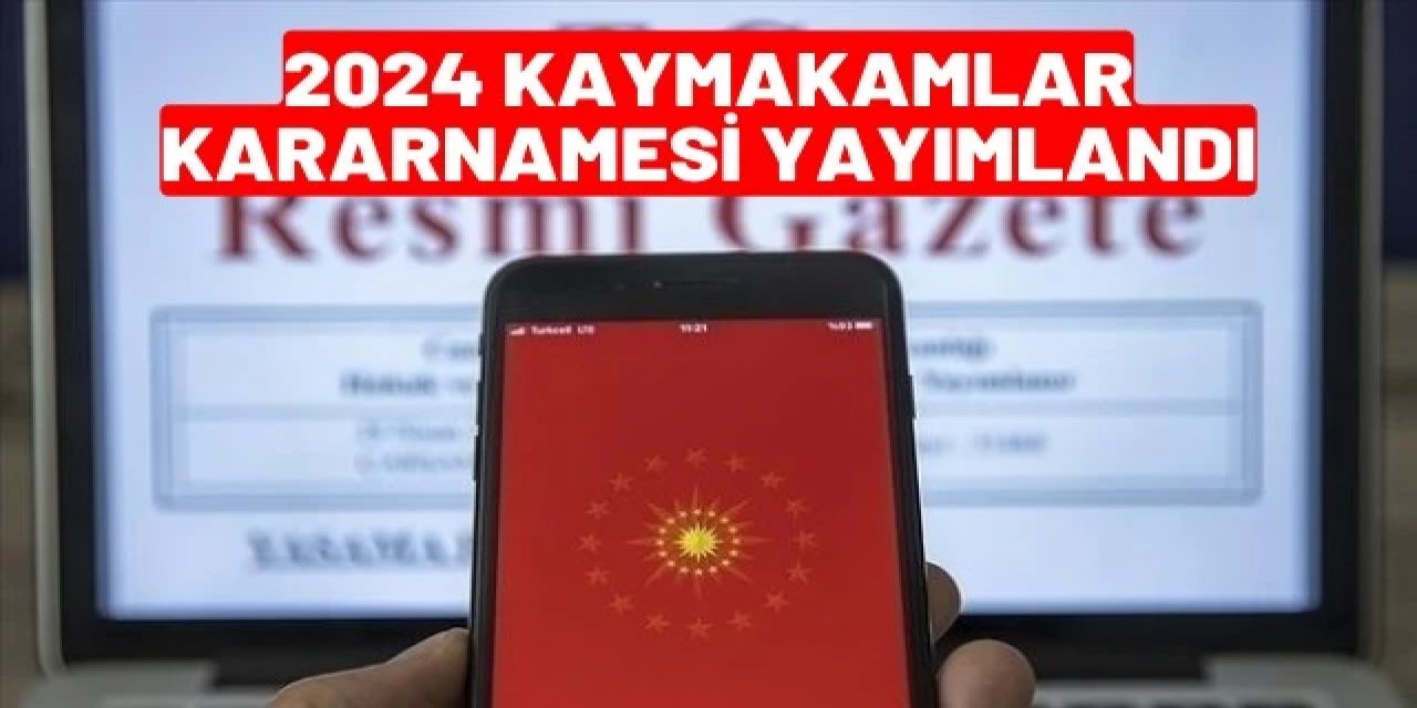 RESMİ GAZETE'DE BUGÜN (3 KASIM 2024) Erdoğan imzaladı, vali yardımcısı ve kaymakam atamaları yapıldı! İşte isim isim tam liste..